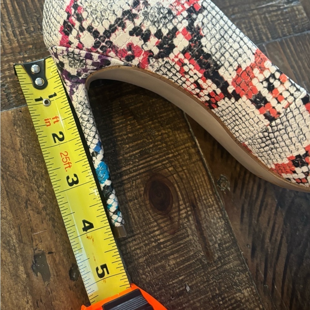 Steven Madden Womens 4 Inch Heels Vala Pump Snake Print Rainbow Colors Size 8.5M - Picture 6 of 12